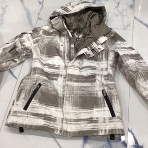 Burton Woman snow boarding jacket.